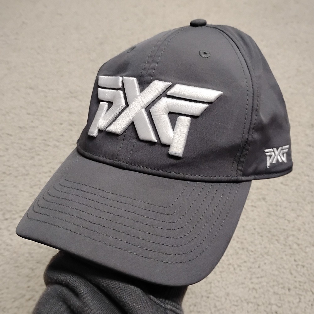 PXG Parsons Xtreme Golf Hat Cap Mens Grey Strapback Preppy Performance Outdoor
